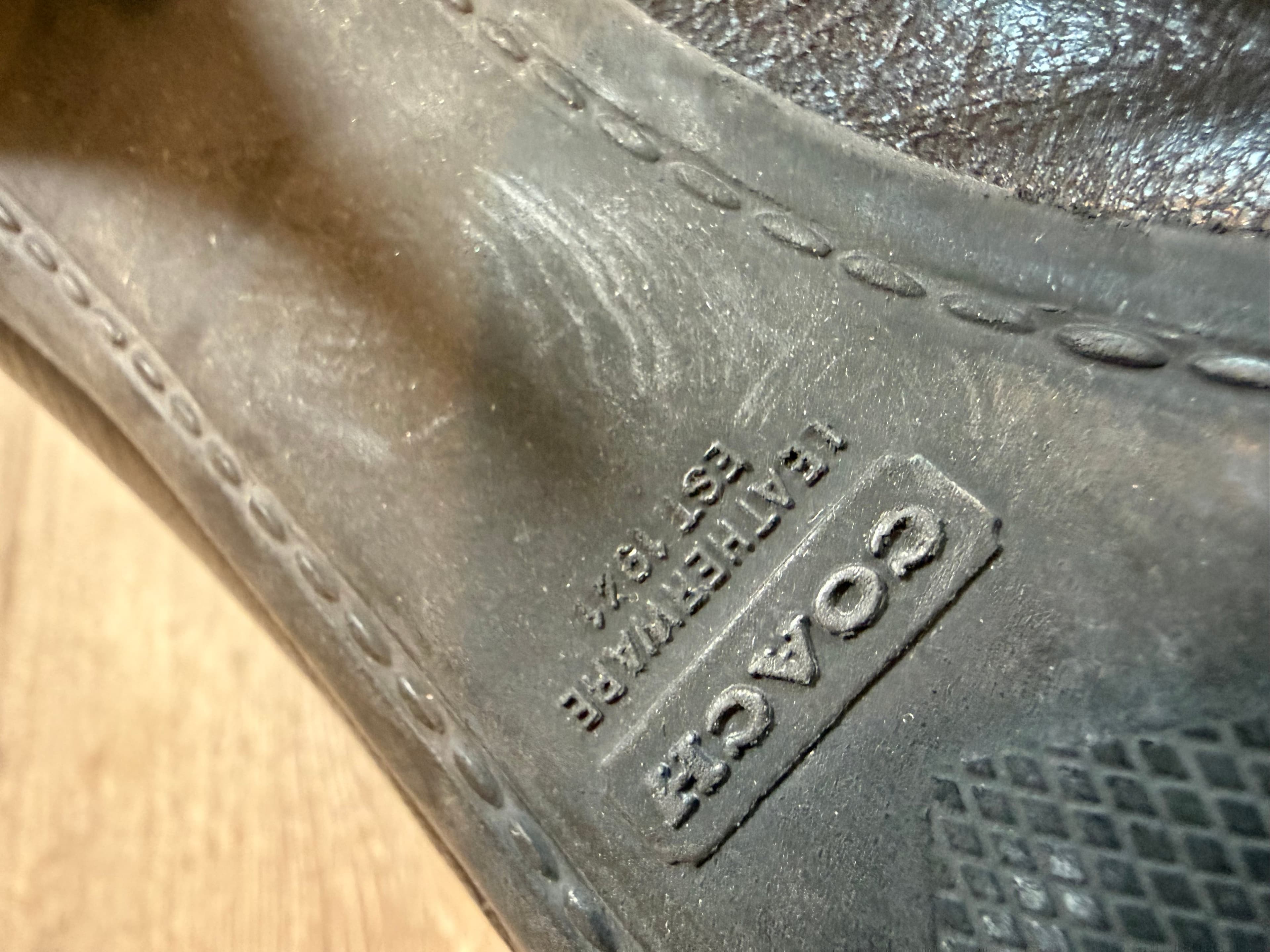 Coach Black Leather Pointed Toe Heels - Thumbnail 3