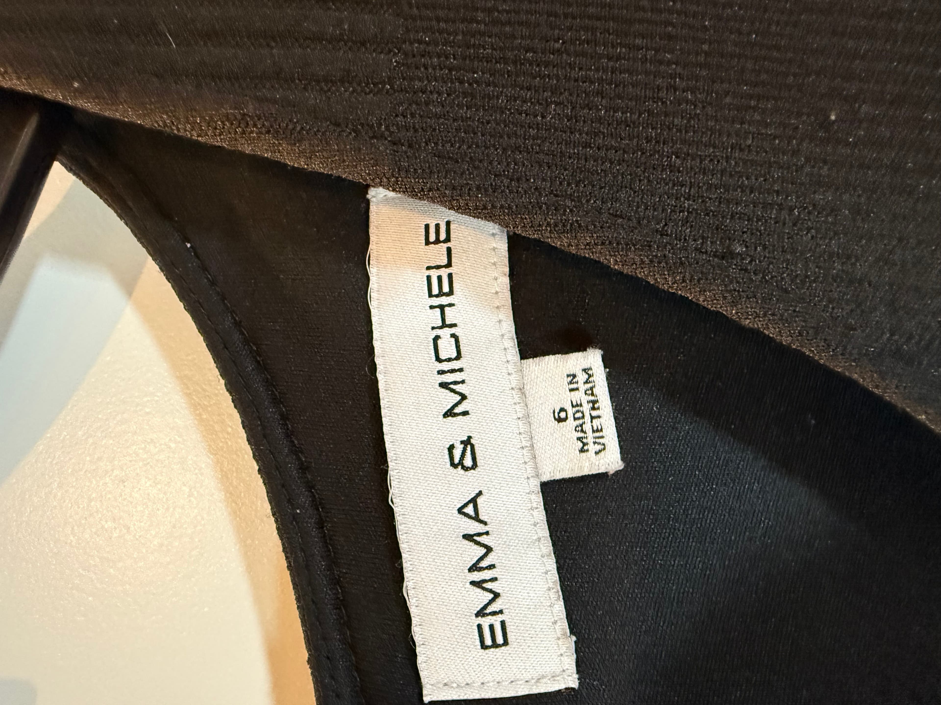 Emma & Michele Black Dress Size 6 - Thumbnail 2