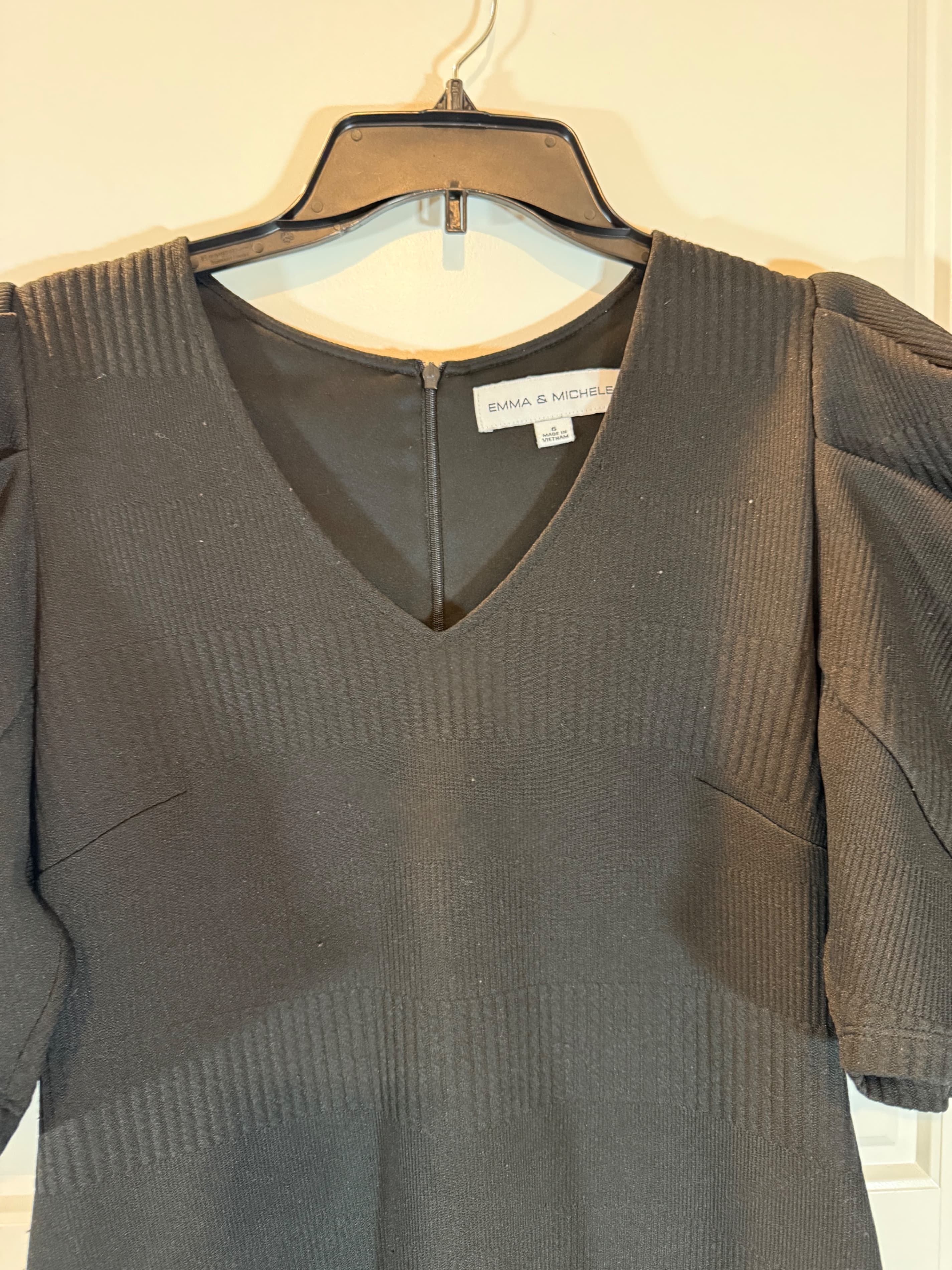 Emma & Michele Black Dress Size 6 - Thumbnail 3