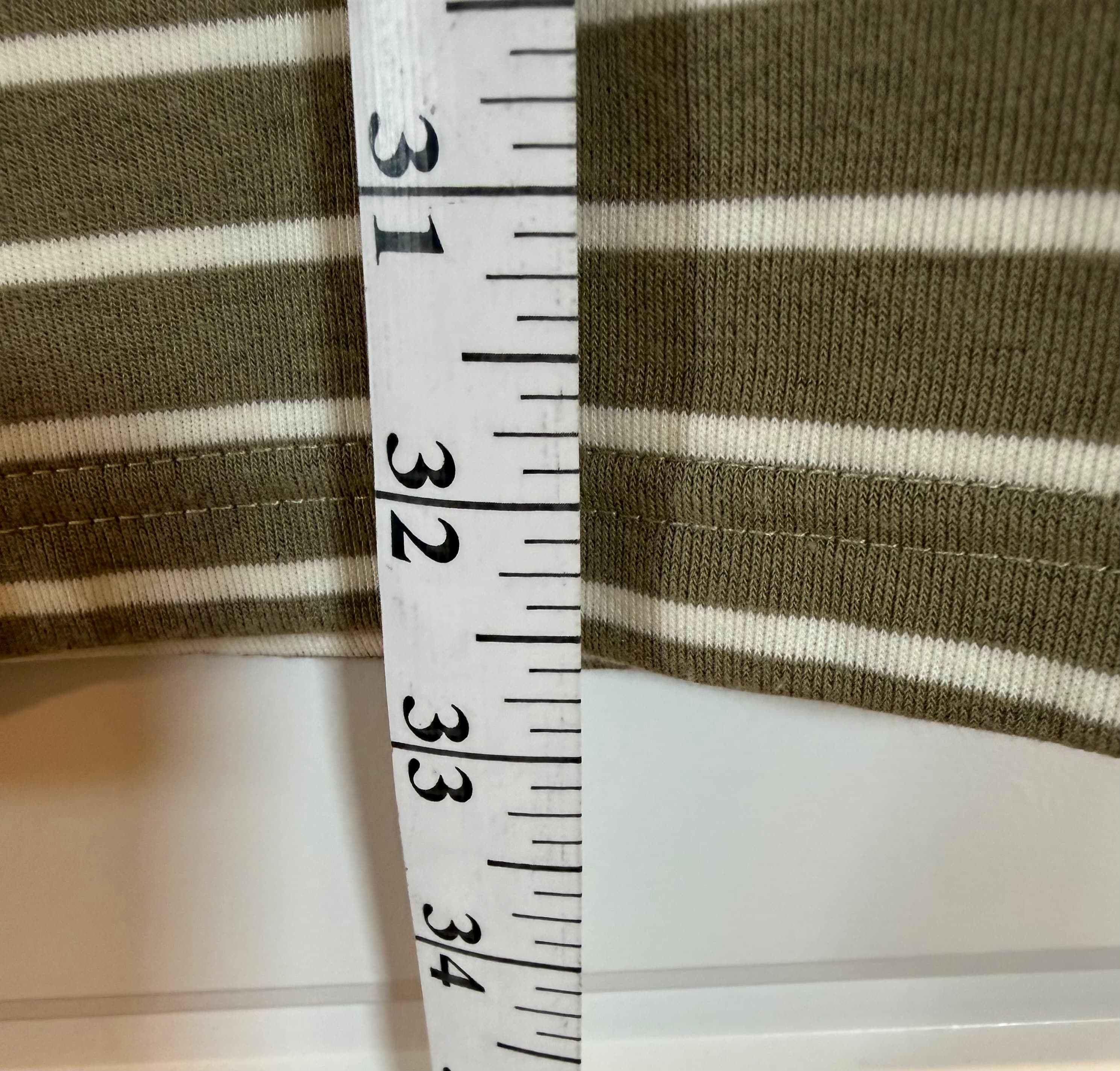 English Factory Striped Dress with Denim Pockets, Size 6 - Thumbnail 4