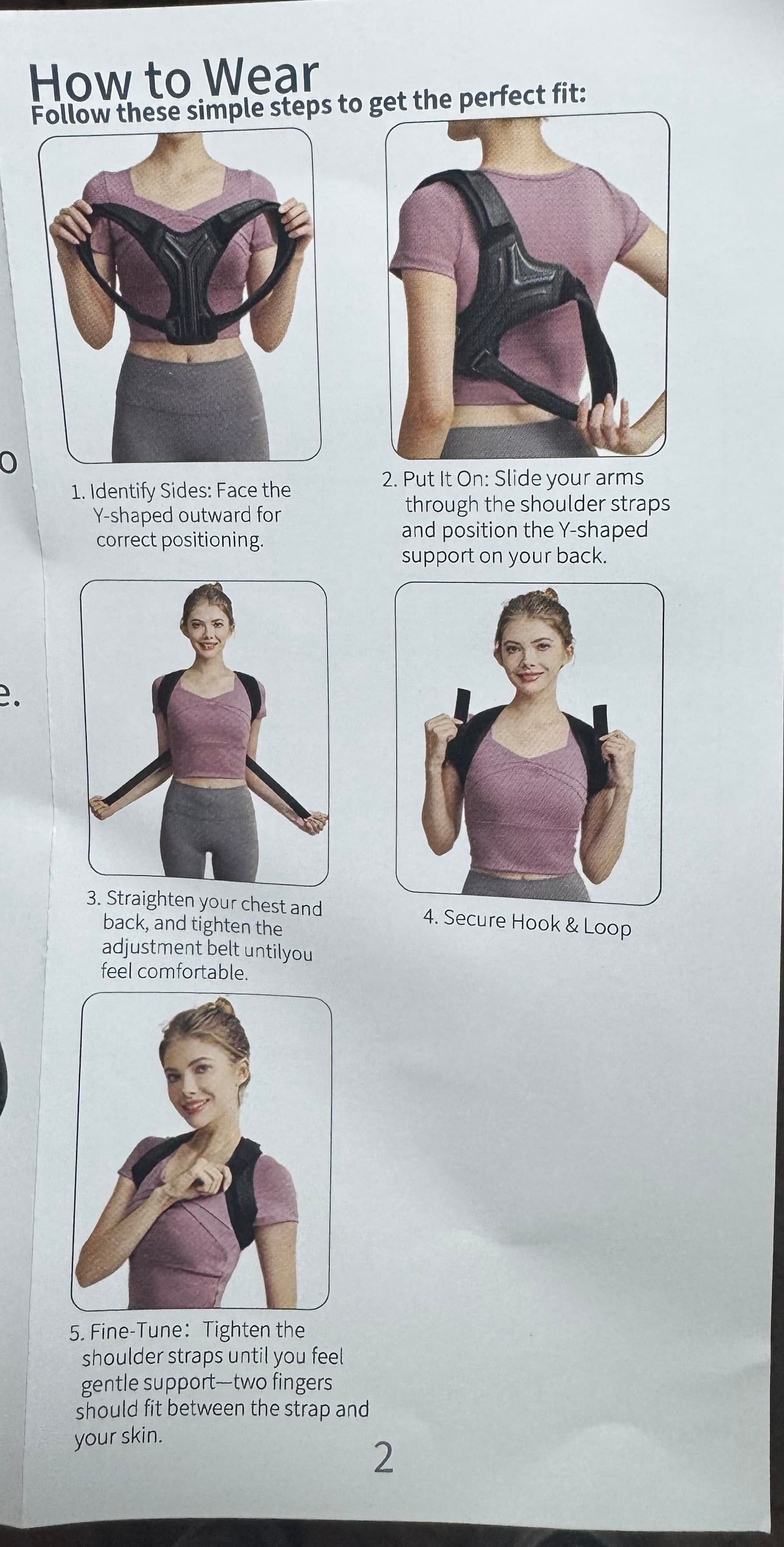 Playire Posture Corrector Black - Thumbnail 9
