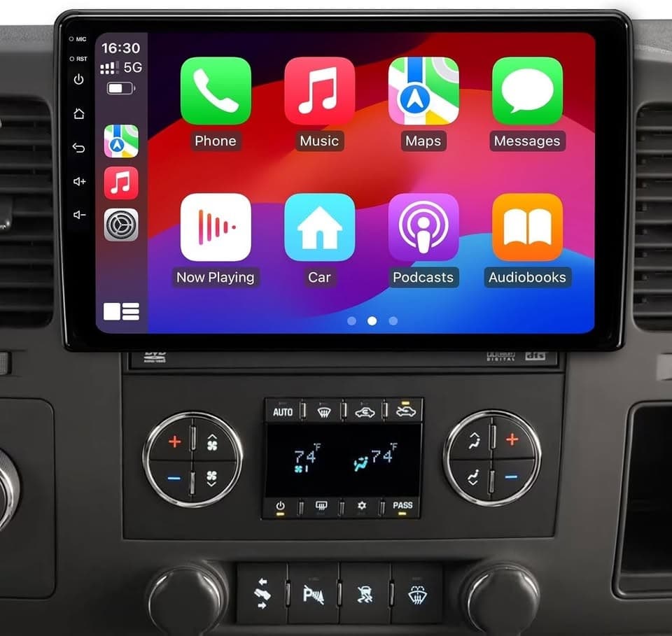 10.2" Android 13 Car Stereo for 2007-2013 Chevy Silverado GMC Sierra - Thumbnail 3