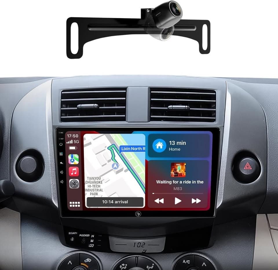 AINAVI 9" Car Stereo for Toyota RAV4 2006-2011 CarPlay Android Auto GPS BT FM - Thumbnail 5