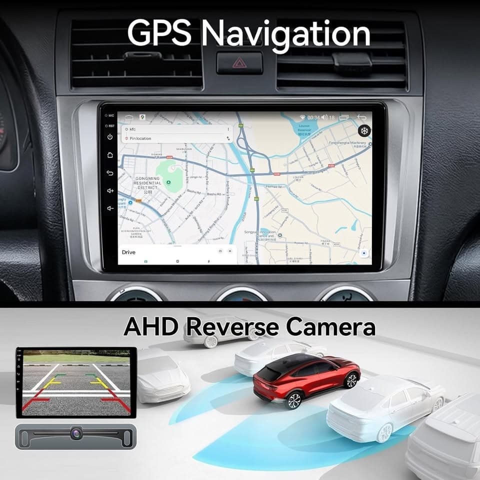 64GB Android 13, 9" Car Stereo for 2006-2011 Toyota Camry CarPlay - Thumbnail 8