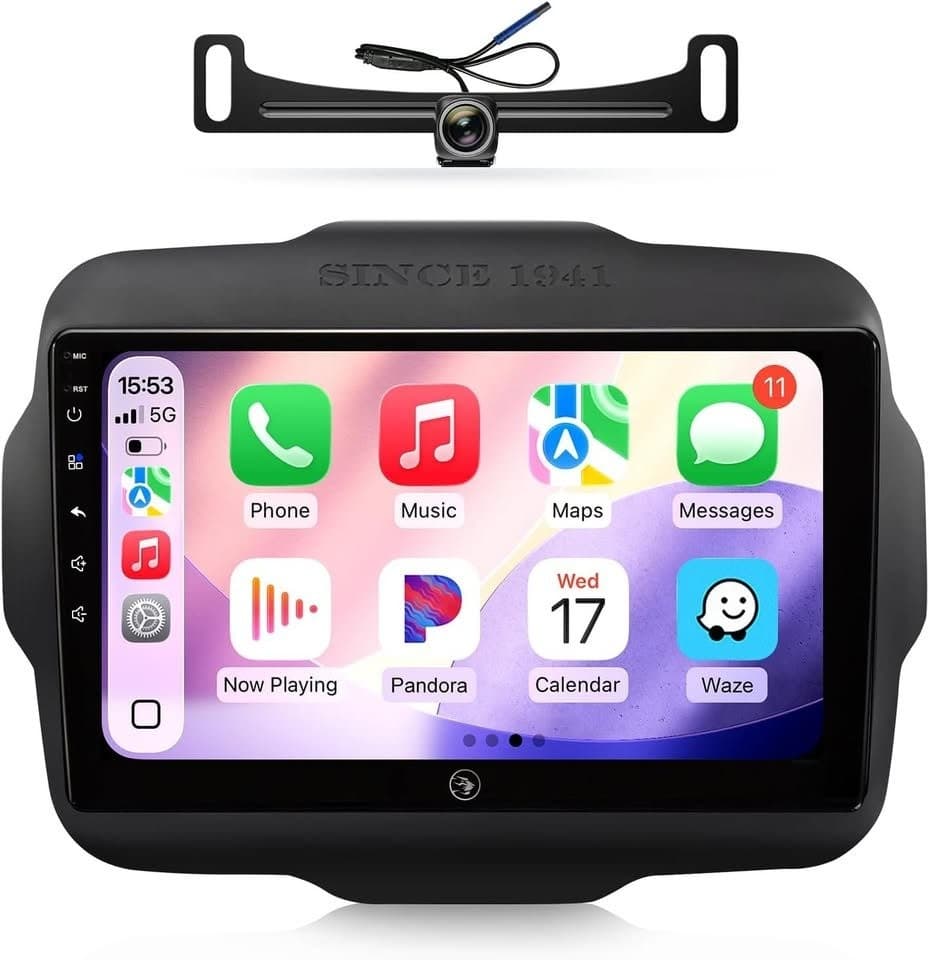 AINAVI 9" Jeep Renegade Radio CarPlay Android Auto GPS 4+64GB - Thumbnail 5