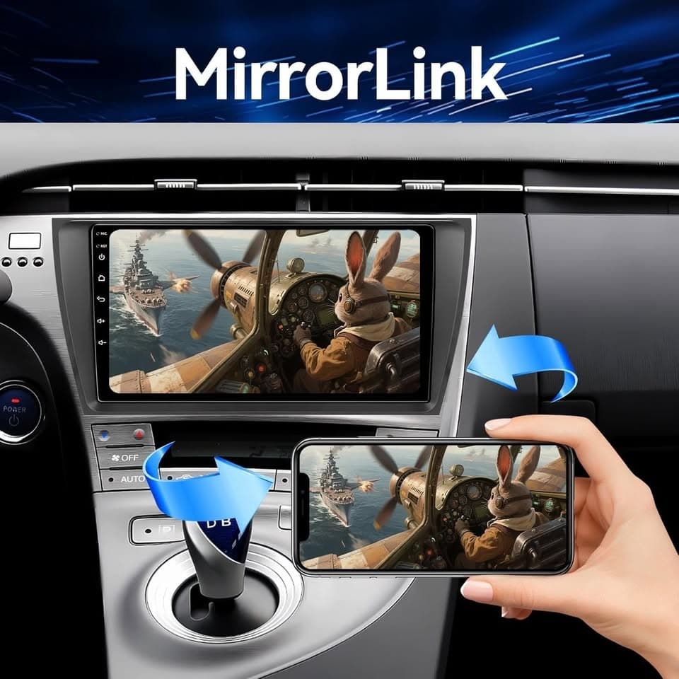 Android 13 Car Stereo Prius 2010-2015 9" CarPlay Android Auto GPS - Thumbnail 9