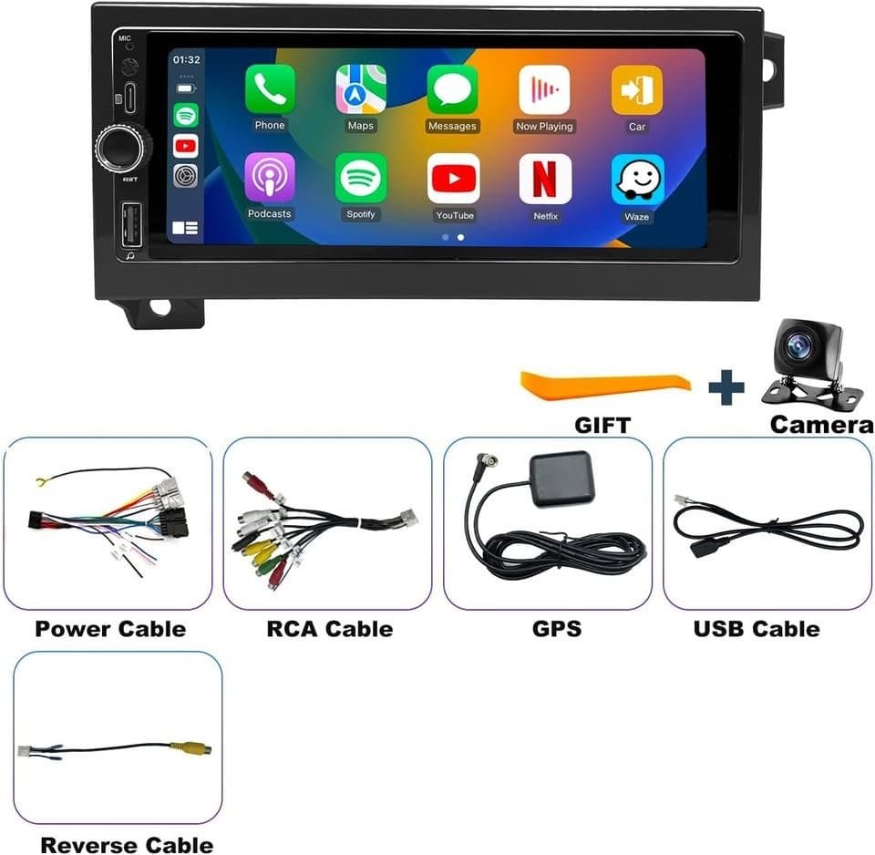 Jeep Dodge Chrysler 6.86" Car Stereo 5G WiFi CarPlay Android Auto GPS - Thumbnail 10