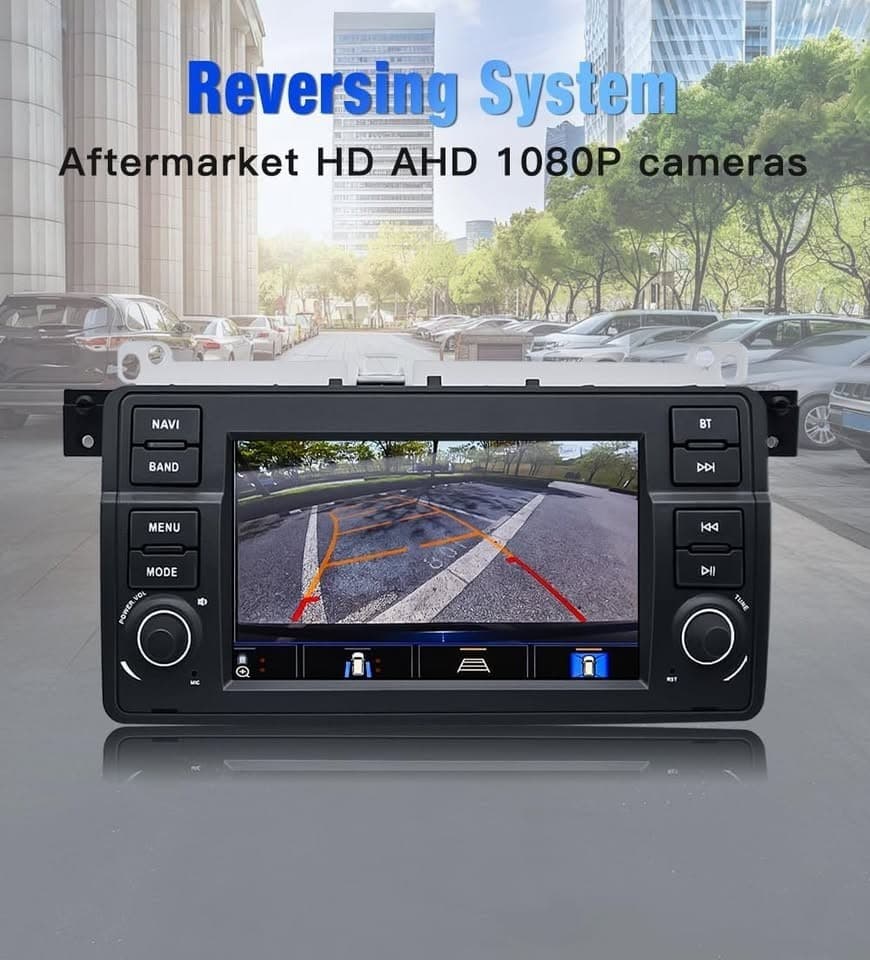 BMW E46 7" Linux CarPlay Screen Wireless CarPlay Android Auto Bluetooth - Thumbnail 9