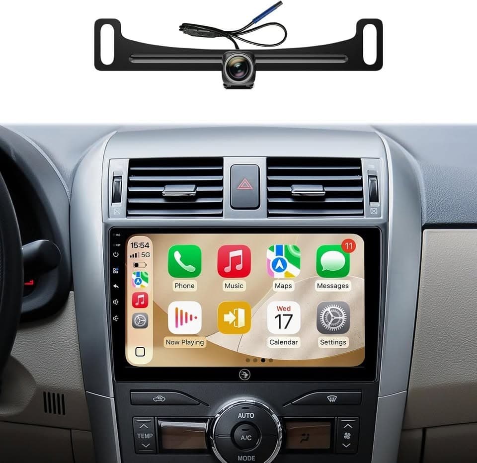 Toyota Corolla 2008-2013 QLED Car Stereo CarPlay Android Auto Linux - Thumbnail 5