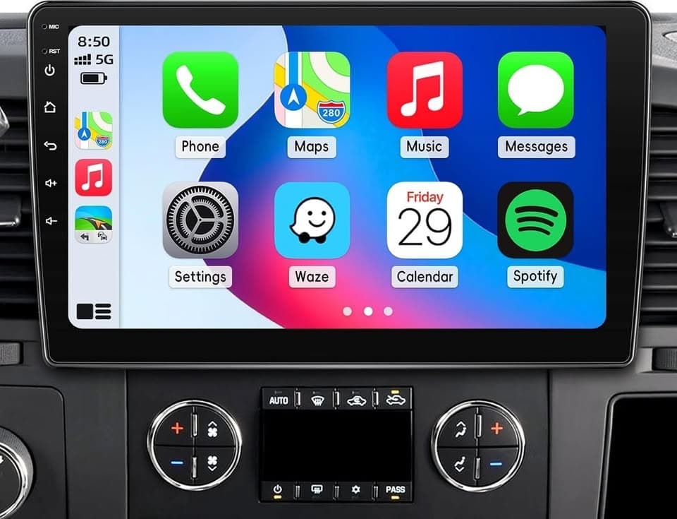 Android 15 10" CarPlay Stereo for 2007-2013 Chevy Silverado Tahoe Sierra - Thumbnail 6