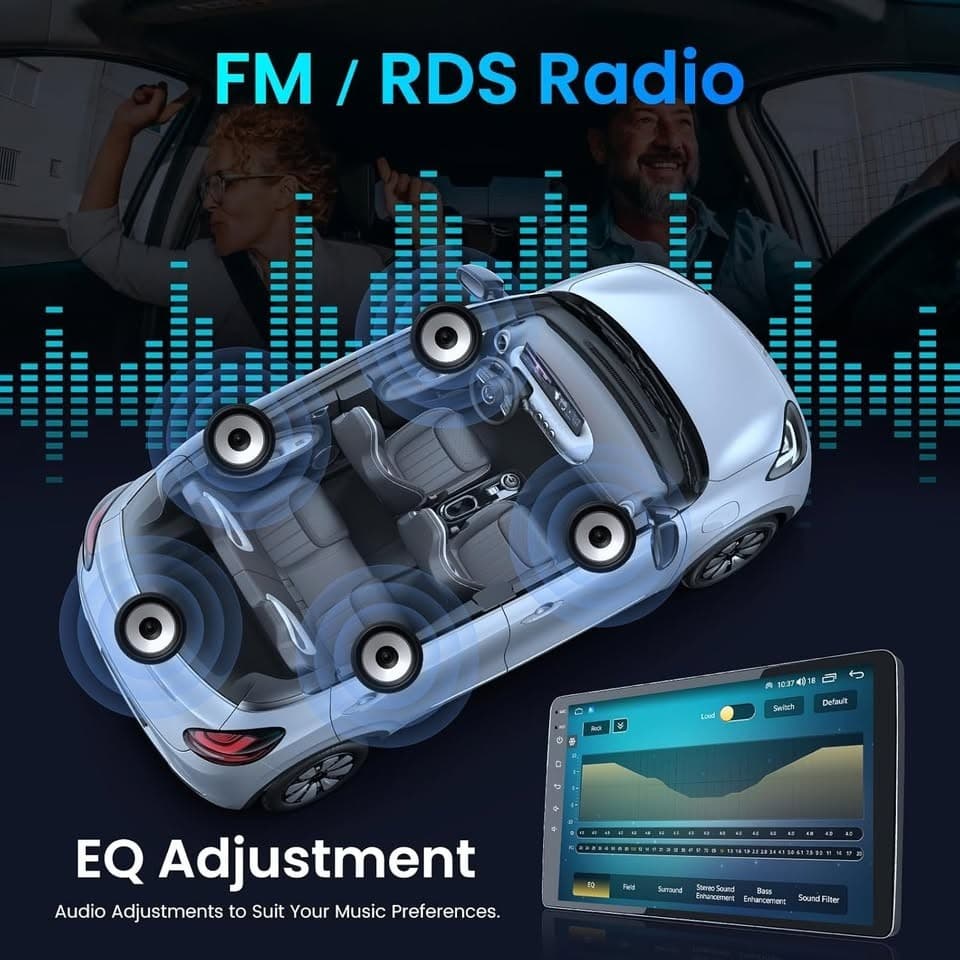 Dodge Ram 02‐06 Car Radio Wireless CarPlay Android Auto 6.8" IPS - Thumbnail 6