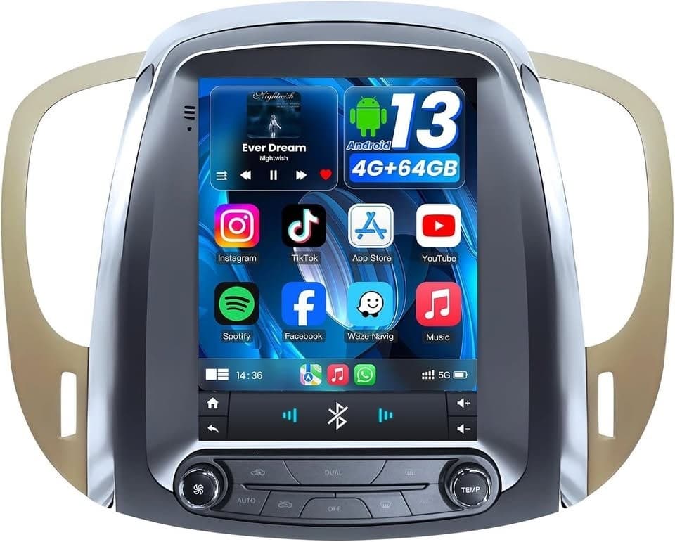 Buick Lacrosse 2010-2013 Android 13 9.7" CarPlay Radio 4G+64G GPS - Thumbnail 4