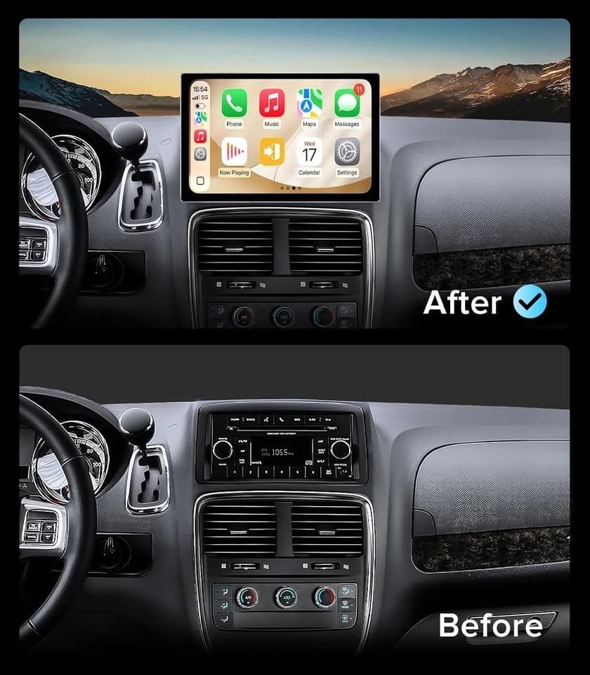 11.5" Car Radio Dodge Grand Caravan 2011-20 Chrysler T&C CarPlay Android 13 - Thumbnail 9