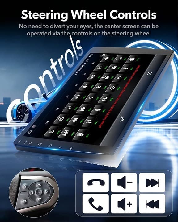 Ford F150 2009-2012 9" Android 13 CarPlay Radio 4+64GB BT WiFi Cam - Thumbnail 10
