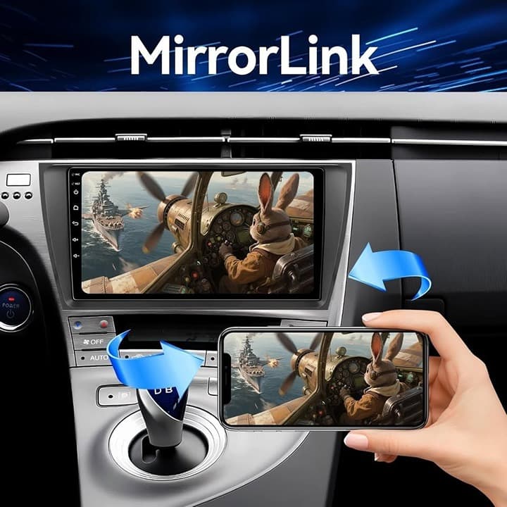 Android 13 Car Stereo Prius 2010-2015 9" CarPlay Android Auto GPS - Thumbnail 10