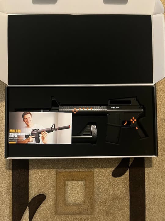 MHL416 PS4 Wireless FPS Gun Motion Controller Rifle USB Charging - Thumbnail 2