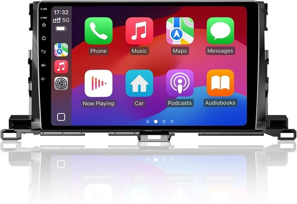 10.2" Android 13 Car Stereo for 2014-2019 Toyota Highlander, 64GB, CarPlay - Thumbnail 4