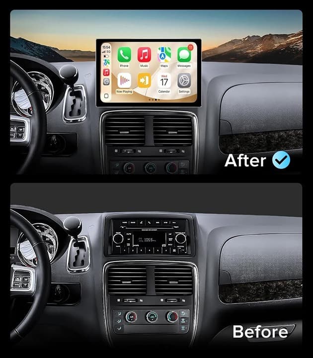 11.5" Car Radio Dodge Grand Caravan 2011-20 Chrysler T&C CarPlay Android 13 - Thumbnail 6