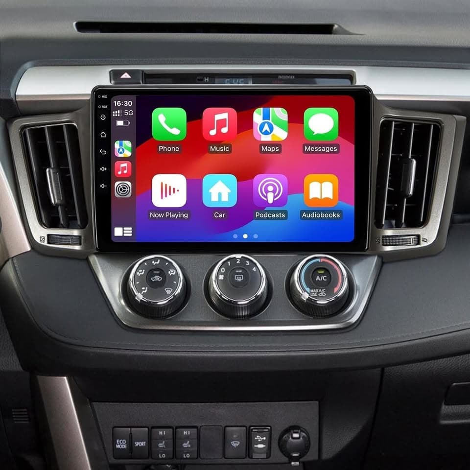 10.2" Android 13 RAV4 (2013-2018) Car Stereo Wireless CarPlay 64GB Camera - Thumbnail 3