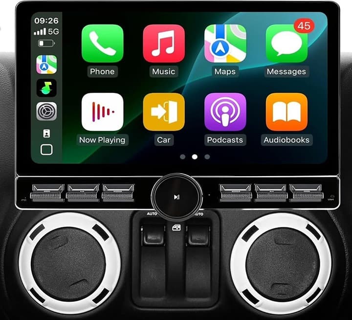 CarPlay Android 13 10" Radio for Dodge Ram 1500 2500 3500 2009-2012 w/ Cam - Thumbnail 4