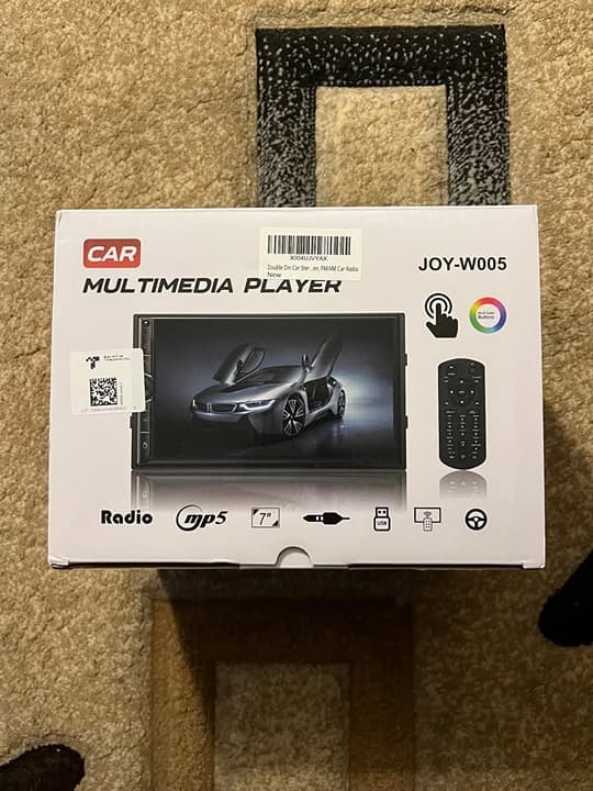 Wireless CarPlay Android Auto Double Din Stereo 7" Touchscreen FM/AM Radio