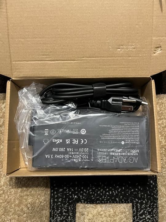 280W Asus ROG/TUF Laptop Charger ADP-280BB B, Fast Charge, Short Circuit Protect - Thumbnail 2