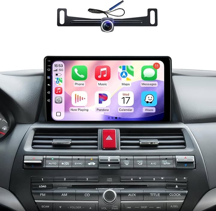 Honda Accord 2008-2013 CarPlay Android Auto GPS 10" QLED 4+64G BT Radio - Thumbnail 4