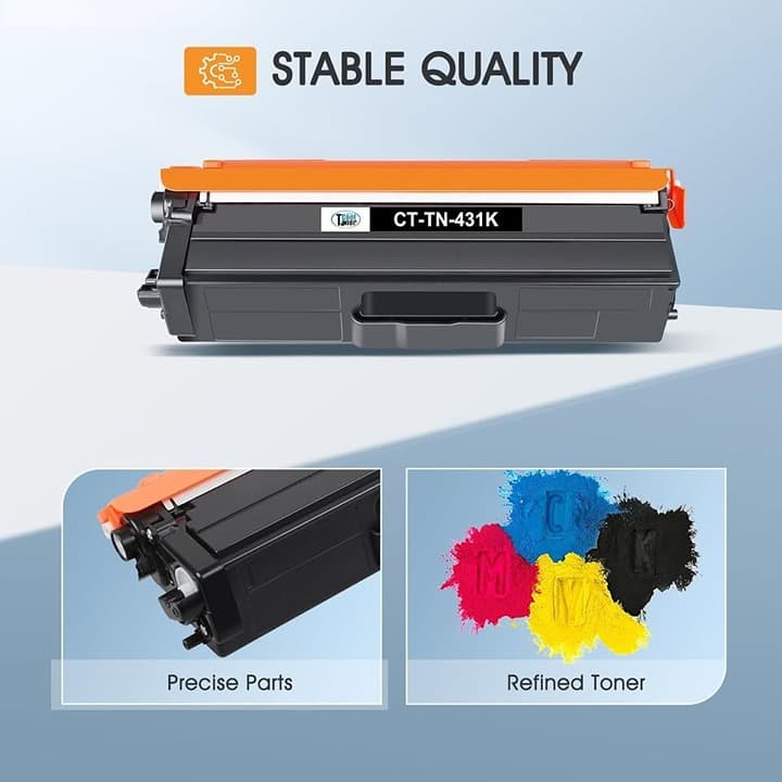 Cool Toner TN-431 Toner Cartridge 4pk for Brother MFCL8900CDW HLL8360CDW Printer - Thumbnail 8