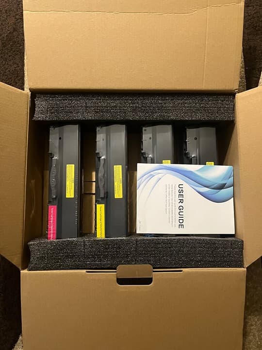 HP 218A Toner 4pk: Black, Cyan, Magenta, Yellow, Chip, for Color Pro 3201dw - Thumbnail 4