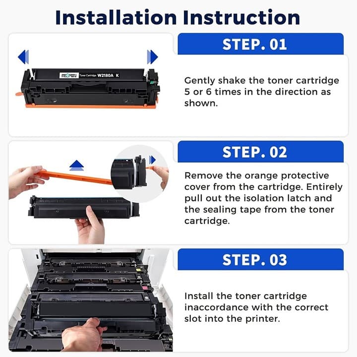 HP 218A Toner 4pk: Black, Cyan, Magenta, Yellow, Chip, for Color Pro 3201dw - Thumbnail 10