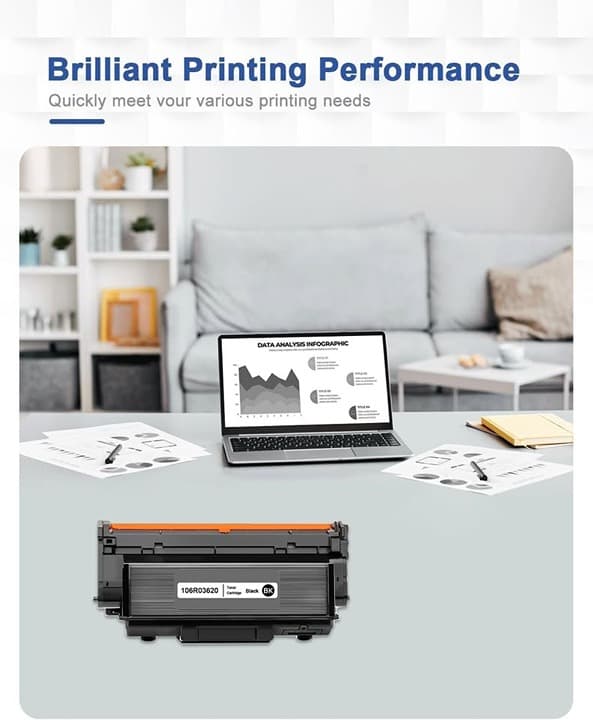 FristGlory 106R03620 High Yield Black Toner for Xerox 3330 3335 3345 Printers - Thumbnail 7
