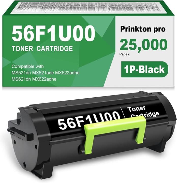 Remanufactured 56F1U00 Ultra High Yield Black Toner for Lexmark MS/MX 52X 62X (2 - Thumbnail 4