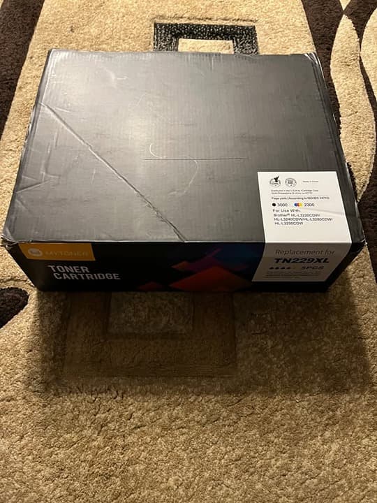 MYTONER TN229XL 5PK Toner for Brother MFC-L3780CDW L3720CDW HL-L3280CDW High Yie - Thumbnail 2