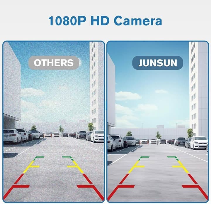 Junsun 1080P Tailgate Handle Backup Camera for Dodge RAM 1500 2500 3500 09‐17 - Thumbnail 6
