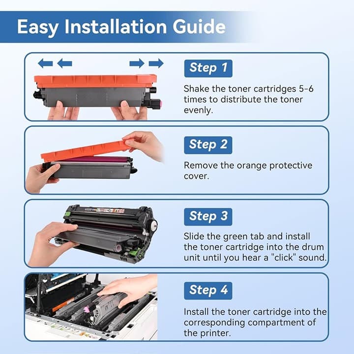 MYTONER TN229XL 5PK Toner for Brother MFC-L3780CDW L3720CDW HL-L3280CDW High Yie - Thumbnail 9