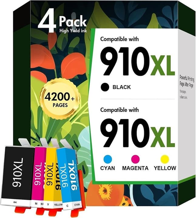 910XL 910 Ink Combo Pack for HP OfficeJet Pro 8020, 8015, 8025, 8035, 8010 8028 - Thumbnail 5