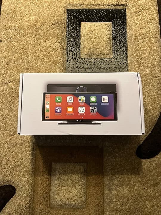 CarTablet Pro Max 10" Wireless CarPlay Android Auto 4K Dash Cam w/ Reverse Camer