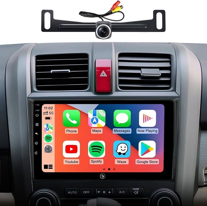 9" Honda CR-V 2006-2011 Car Stereo CarPlay Android Auto GPS WiFi 1080P - Thumbnail 4
