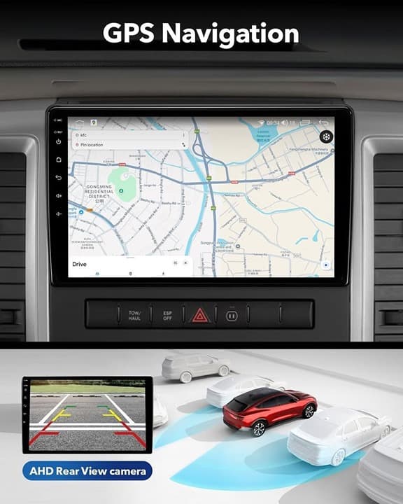 2009-2012 Dodge Ram Radio Android 13 CarPlay Auto 4+64GB 10.2" GPS Backup Cam - Thumbnail 10