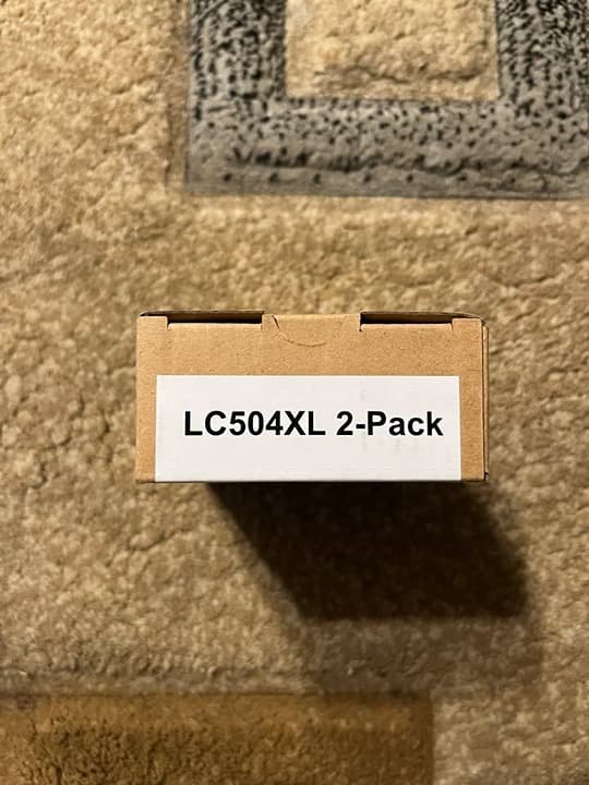 LC504XL Black Ink 2‐Pack for Brother INKvestment MFC‐J1355DW J1365DW J1367DW - Thumbnail 3