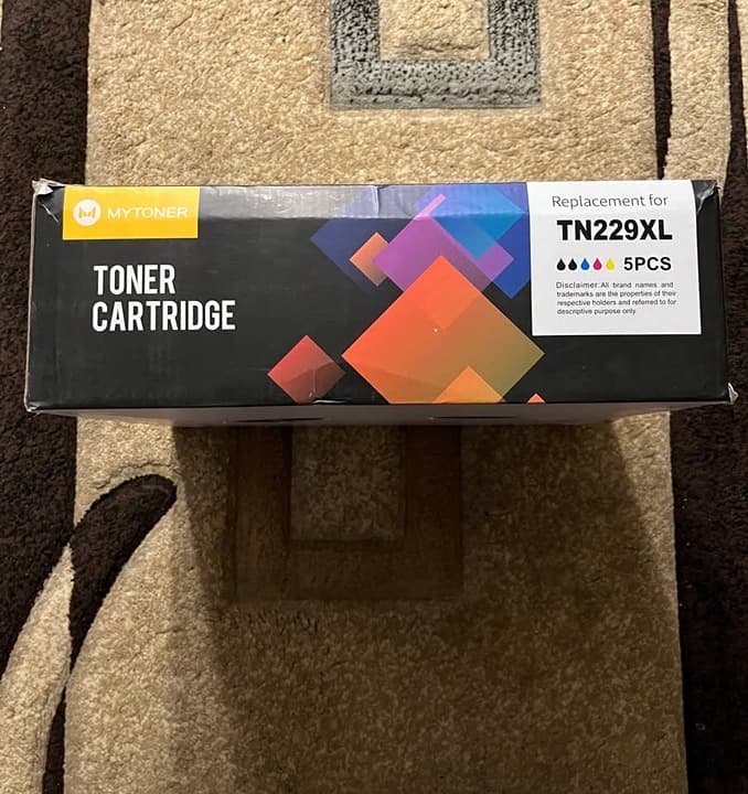 MYTONER TN229XL 5PK Toner for Brother MFC-L3780CDW L3720CDW HL-L3280CDW High Yie