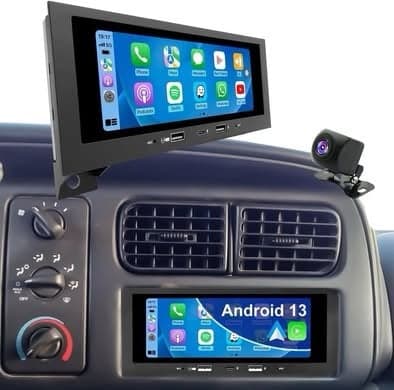 Dodge Ram Jeep 6.86" Android 13 CarPlay Android Auto GPS BT FM Camera Stereo - Thumbnail 4