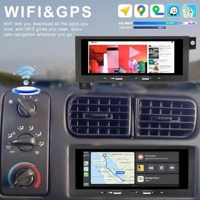Dodge Ram Jeep 6.86" Android 13 CarPlay Android Auto GPS BT FM Camera Stereo - Thumbnail 9