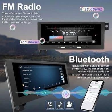 Dodge Ram Jeep 6.86" Android 13 CarPlay Android Auto GPS BT FM Camera Stereo - Thumbnail 8