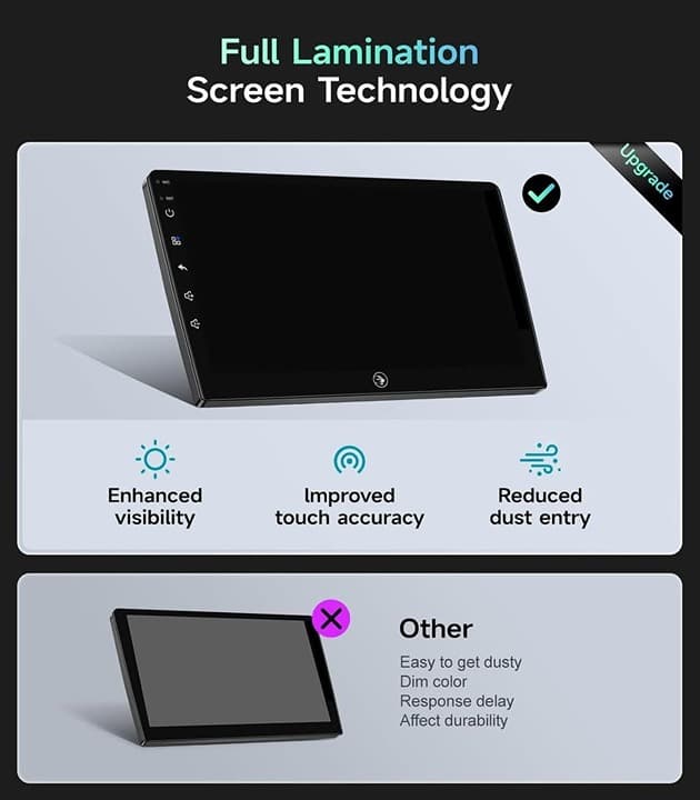 10.2" Car Stereo for Toyota Highlander 2014-2019 CarPlay Android Auto GPS BT 108 - Thumbnail 4