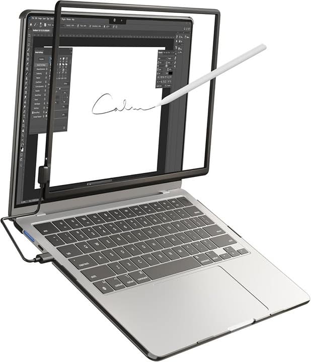 Magnetic Touchscreen Frame for MacBook Air 15" Infrared Multi-Gesture Touchpad - Thumbnail 3