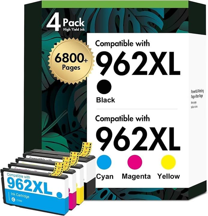 962XL 962 Ink Combo Pack for HP OfficeJet Pro 9015 9020 9018 9025 9010 Series - Thumbnail 5