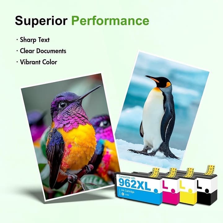 962XL 962 Ink Combo Pack for HP OfficeJet Pro 9015 9020 9018 9025 9010 Series - Thumbnail 8