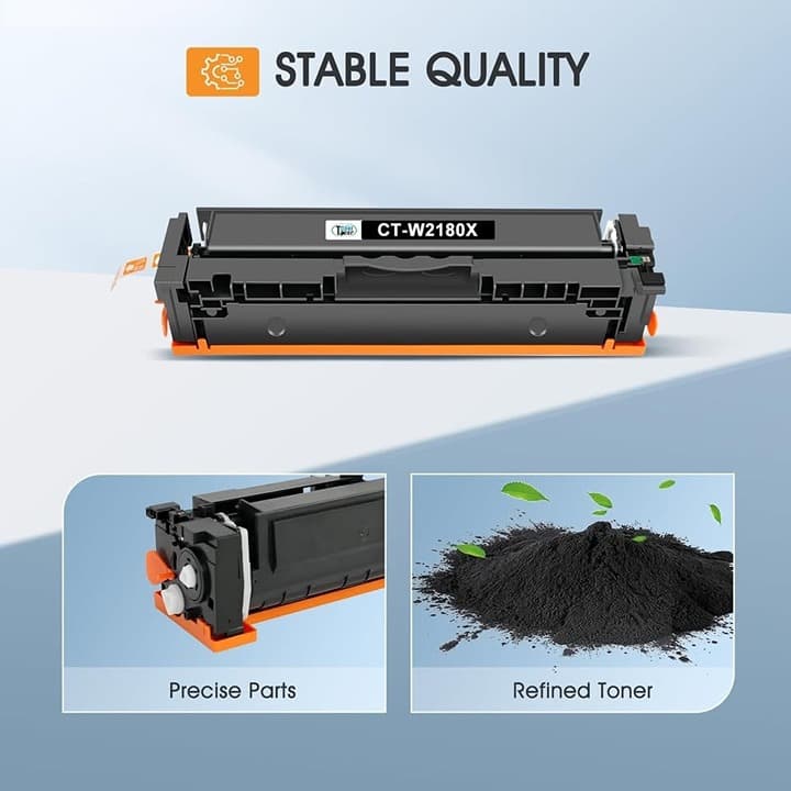 218X W2180X Black Toner 2‐Pack for HP 218A/218X 3201dw 3301fdw 3301cdw 3301sdw - Thumbnail 7