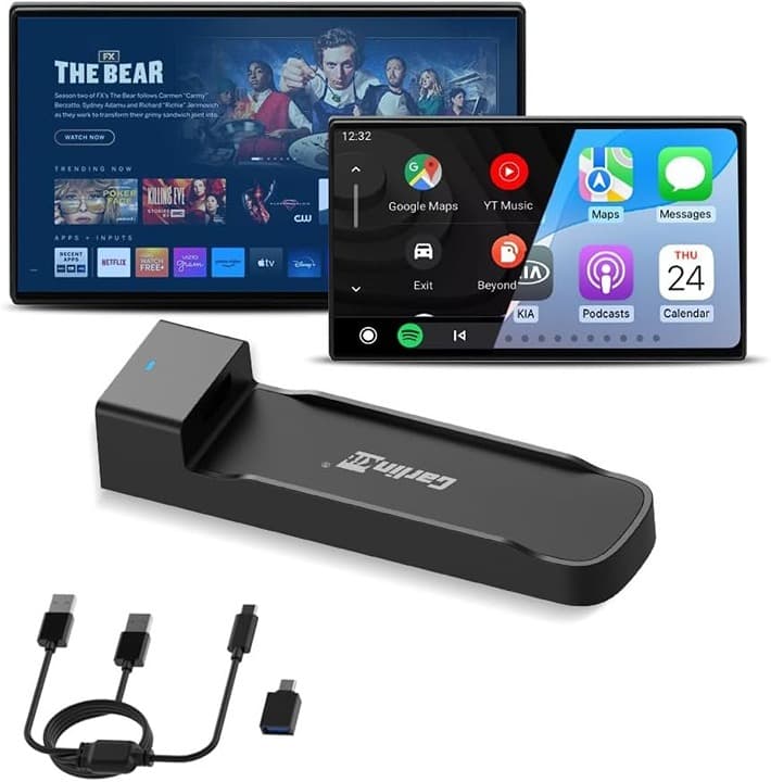 Carlinkit FireDrive Link Pro HDMI Car TV Converter Wireless CarPlay Android Auto - Thumbnail 4